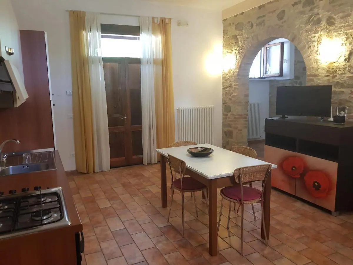 Апартаменты Casale In Collina Vista Assisi,Brufa Di Torgiano