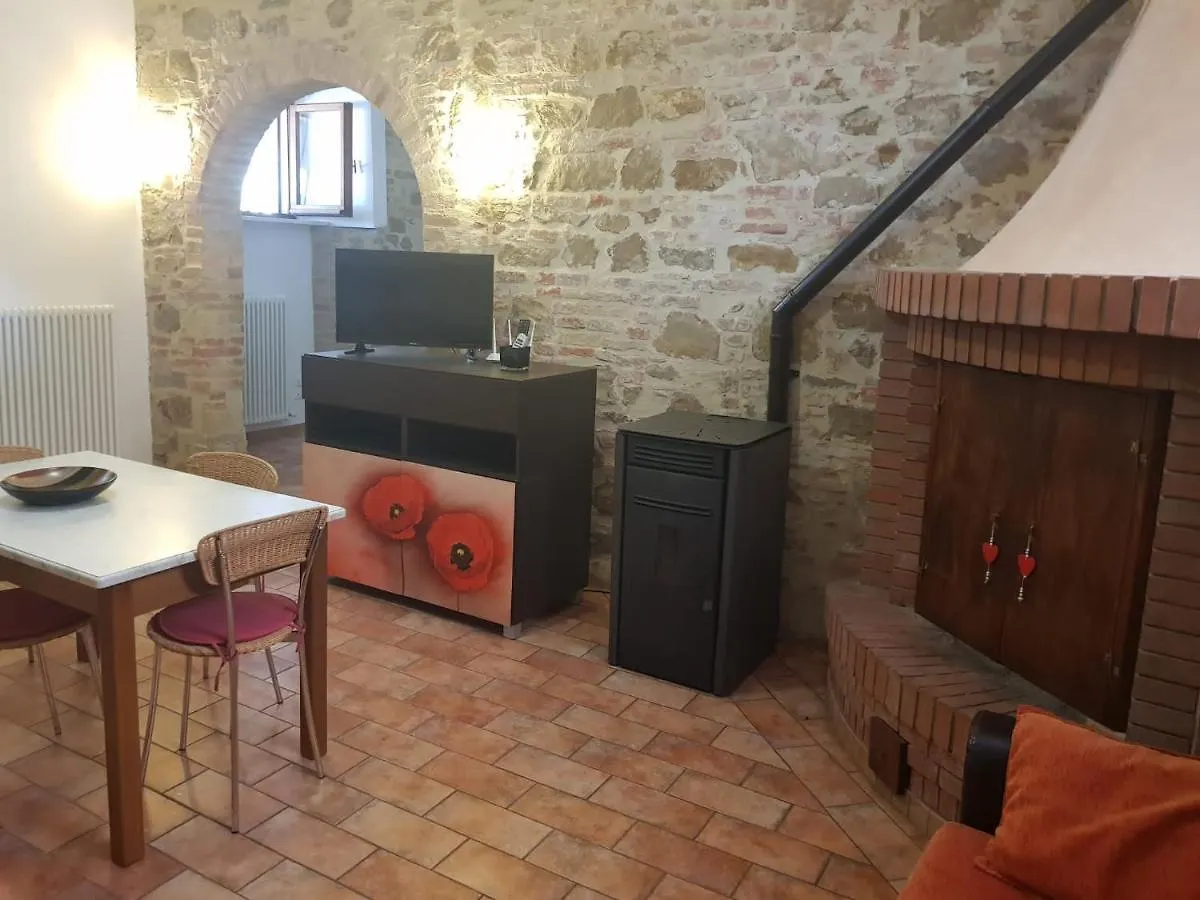 Апартаменты Casale In Collina Vista Assisi,Brufa Di Torgiano