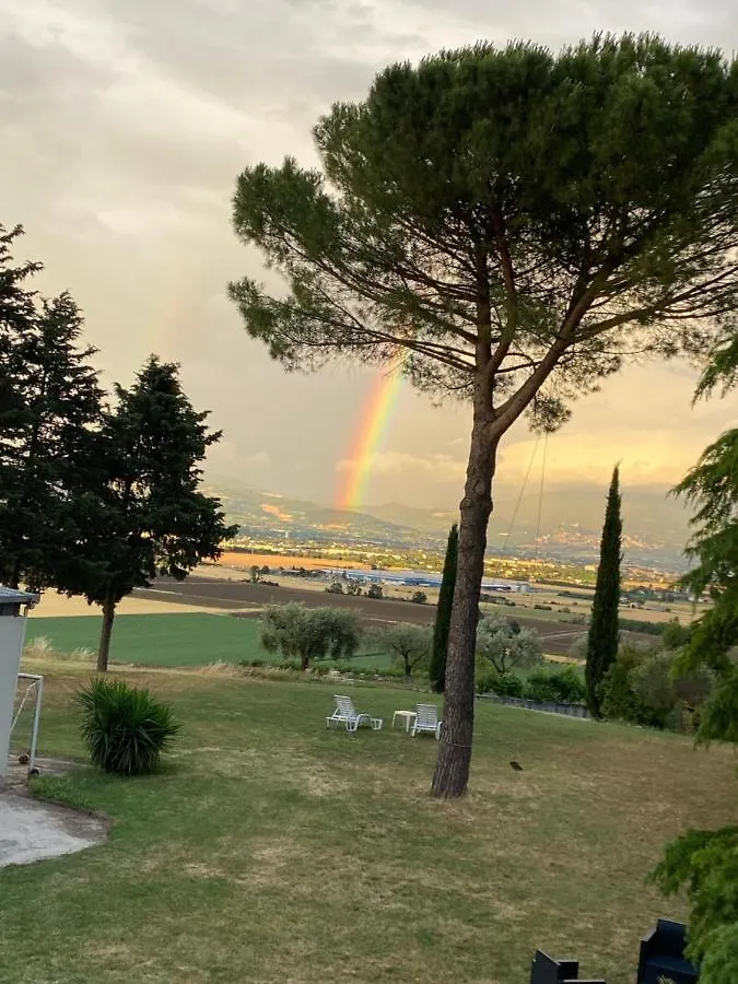 Апартаменты Casale In Collina Vista Assisi,Brufa Di Torgiano