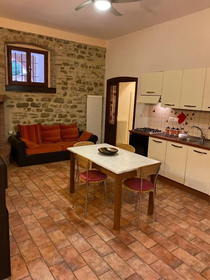 Апартаменты Casale In Collina Vista Assisi,Brufa Di Torgiano  Бруфа